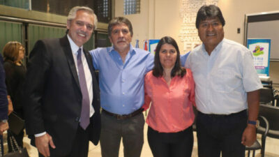 FESTRAM recibió la visita del Presidente de la Nación junto a Evo Morales