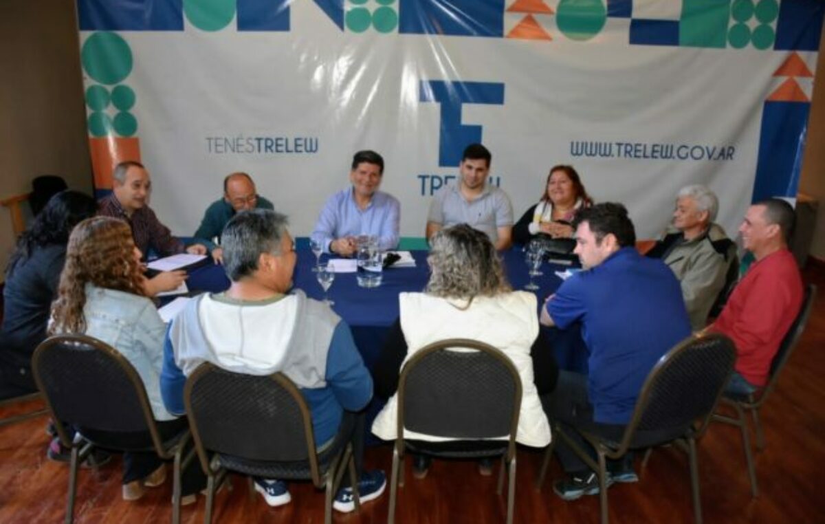El Municipio de Trelew analiza con los gremios el incremento del salario básico