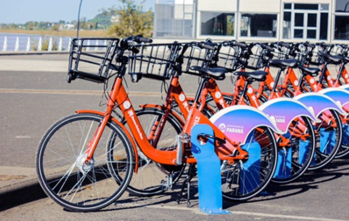 Las bicicletas públicas de Paraná tienen casi 12 mil usuarios activos