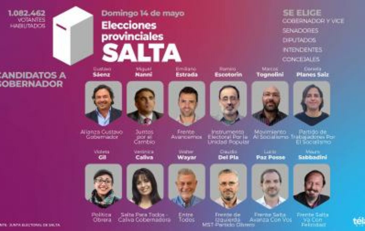 Salta elegirá el próximo domingo gobernador, legisladores e intendentes