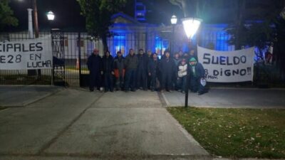 Municipales de 28 de Noviembre emplazaron al Intendente a resolver la cuestión salarial o recrudece el paro