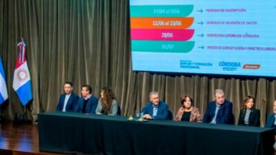 Córdoba puso en marcha la iniciativa que ofrece 10.000 oportunidades de empleo y formación
