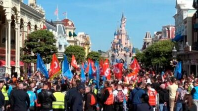 Disney París: trabajadores tomaron un icónico castillo para pedir aumento salarial
