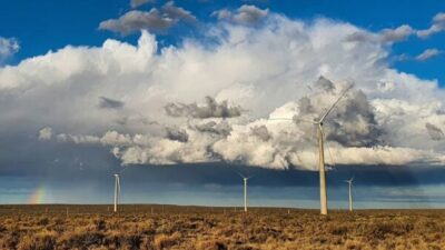 Con viento generan el equivalente al 50% de la demanda eléctrica de Neuquén capital