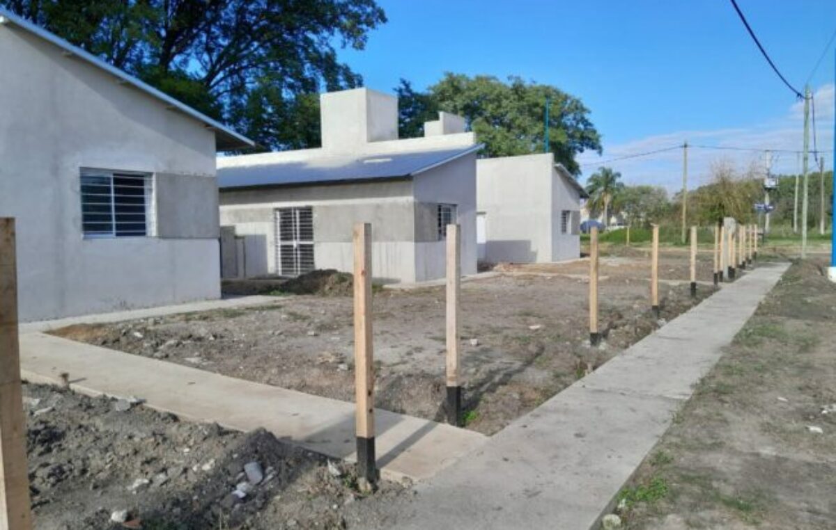 Se construyen 140 viviendas con fondos nacionales en tres localidades entrerrianas