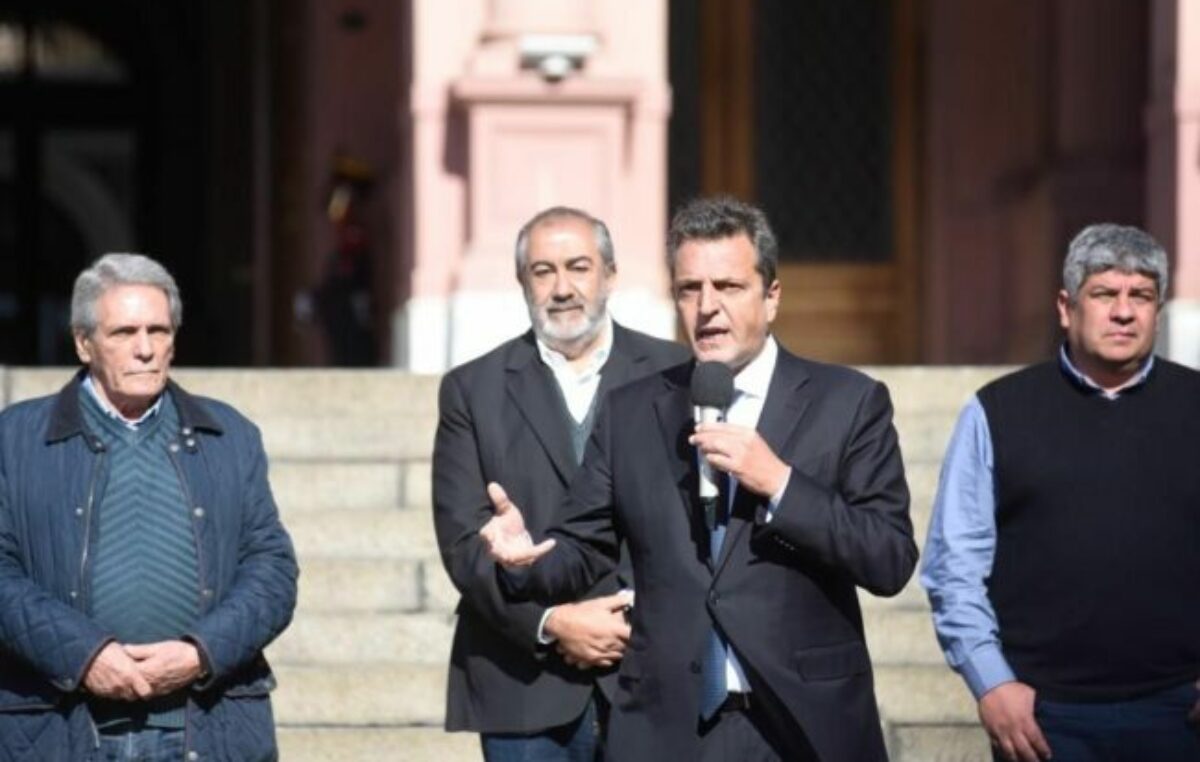 Tras el apoyo de la CGT a Massa, Daer pidió «una recomposición del salario progresiva y constante»