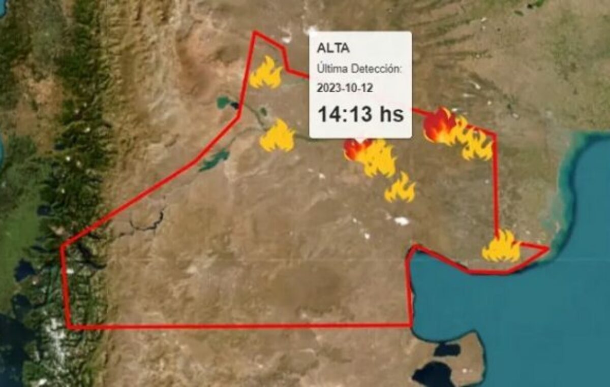 Río Negro cuenta con el primer sistema de alerta automática de incendios