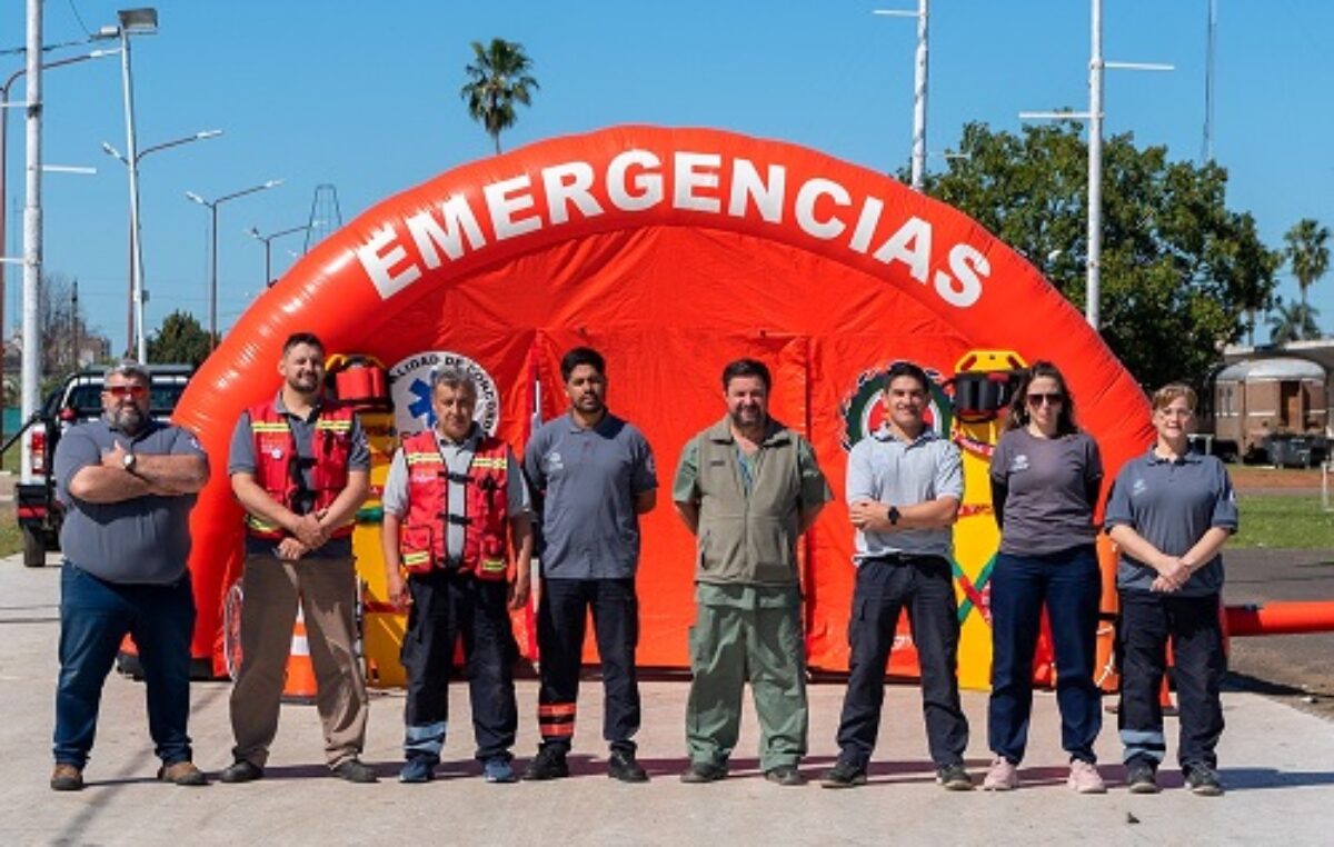 Destacan el Servicio Integral Municipal de Emergencias Sanitarias de Concordia