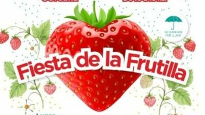 La frutilla, dueña de los más dulces antojos, vivirá una nueva Fiesta en Coronda