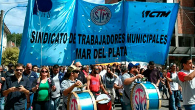 Trabajadores municipales de Mar del Plata anunciaron un paro de actividades para este viernes y sábado