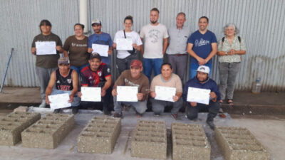 Paraná: Cooperativistas se capacitaron en fabricación de Ladrillos Pet