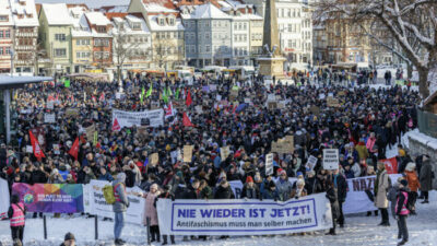 Alemania se moviliza contra la ultraderecha