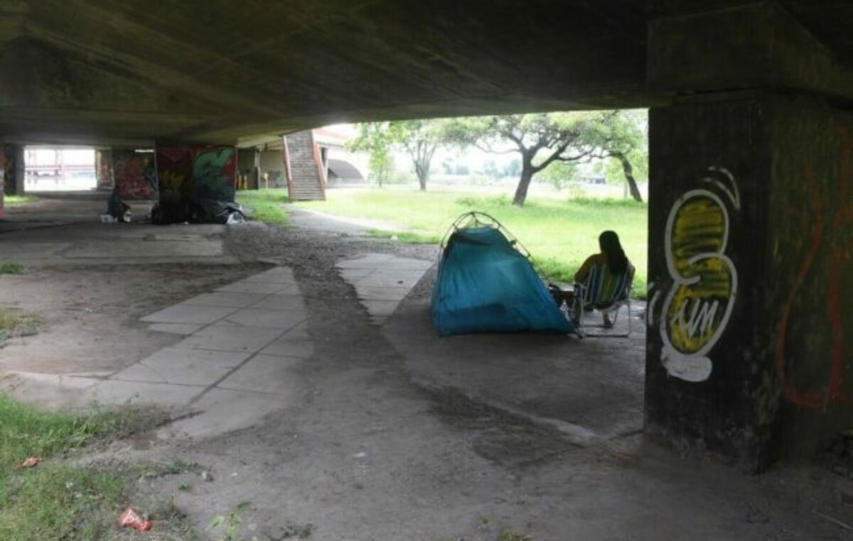 Son varios los sitios «tomados» por personas en situación de calle en la ciudad de Santa Fe