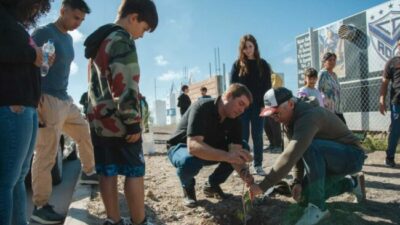 Rawson fue el sexto municipio de la Red por el Cambio Climático que más árboles plantó