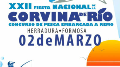 Herradura, Formosa: La XXII Fiesta Nacional de la Corvina de Río 2025 será el 2 de marzo