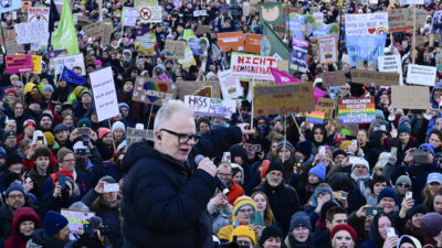 Más de 30 mil alemanes se manifestaron contra la ultraderecha en Berlín