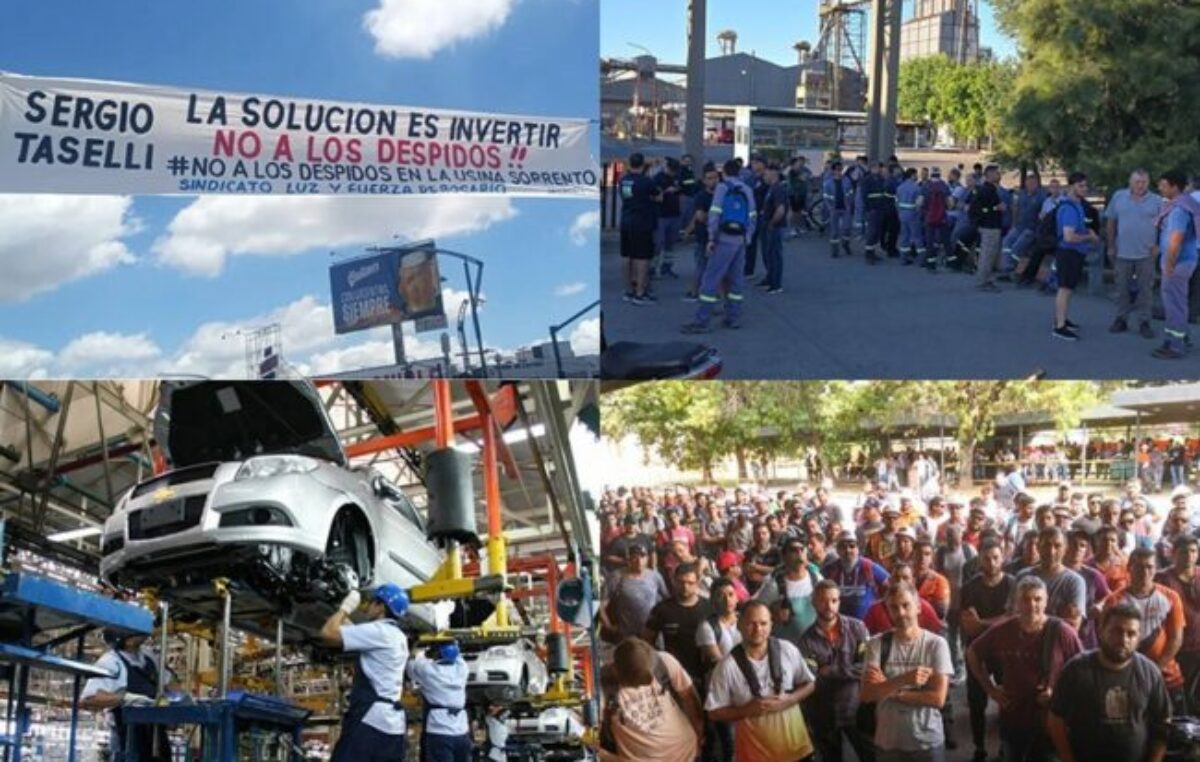 El 2025 arrancó plagado de conflictos laborales: Acindar, Vicentin, usina Sorrento y GM, atravesados por la crisis económica 