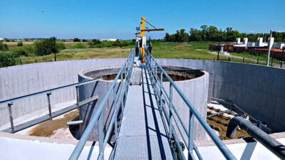 Puerto San Martín aplica innovadora tecnología para tratar las aguas residuales de su red cloacal