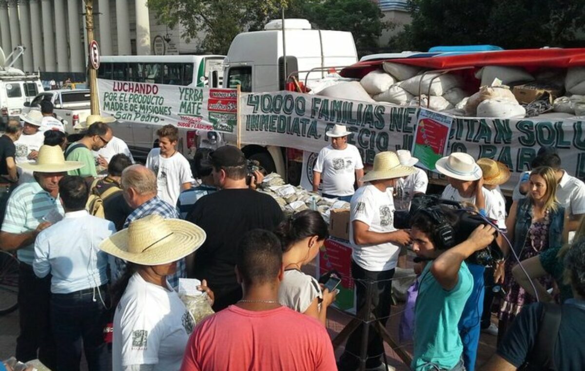 Yerbatazo contra políticas amargas