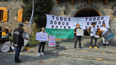 Bariloche: El Soyem reclama en el Centro Cívico por salarios de dirigentes gremiales
