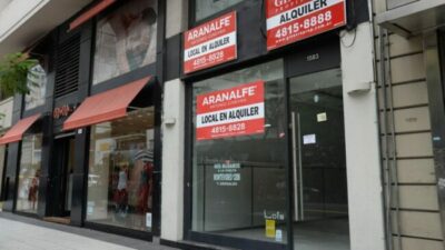 Subió la cantidad de locales en alquiler y venta en la Ciudad de Buenos Aires