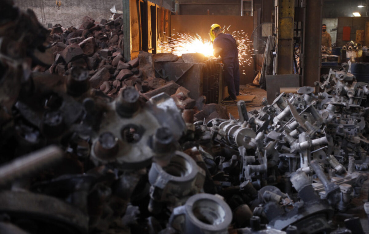 La industria metalúrgica con caídas históricas