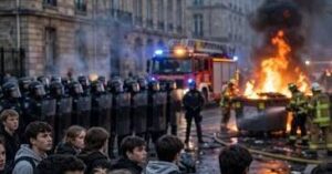 La Policía francesa reprime las protestas por la educación: hay 250 mil manifestantes